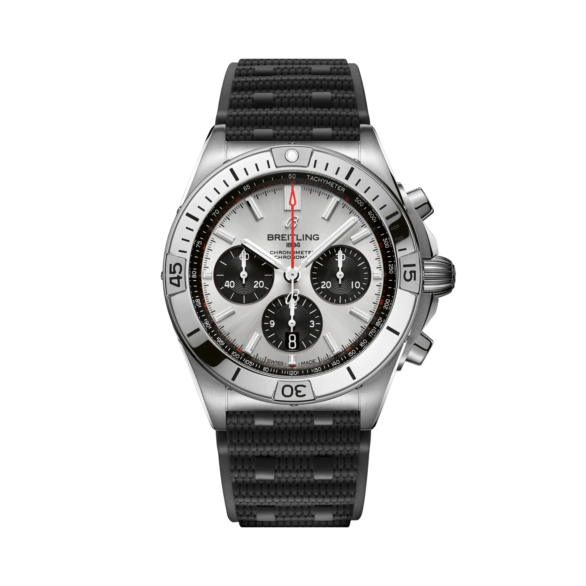 Breitling Chronomat B01 42 Stainless Steel Silver Dial 42mm - AB0134101G1