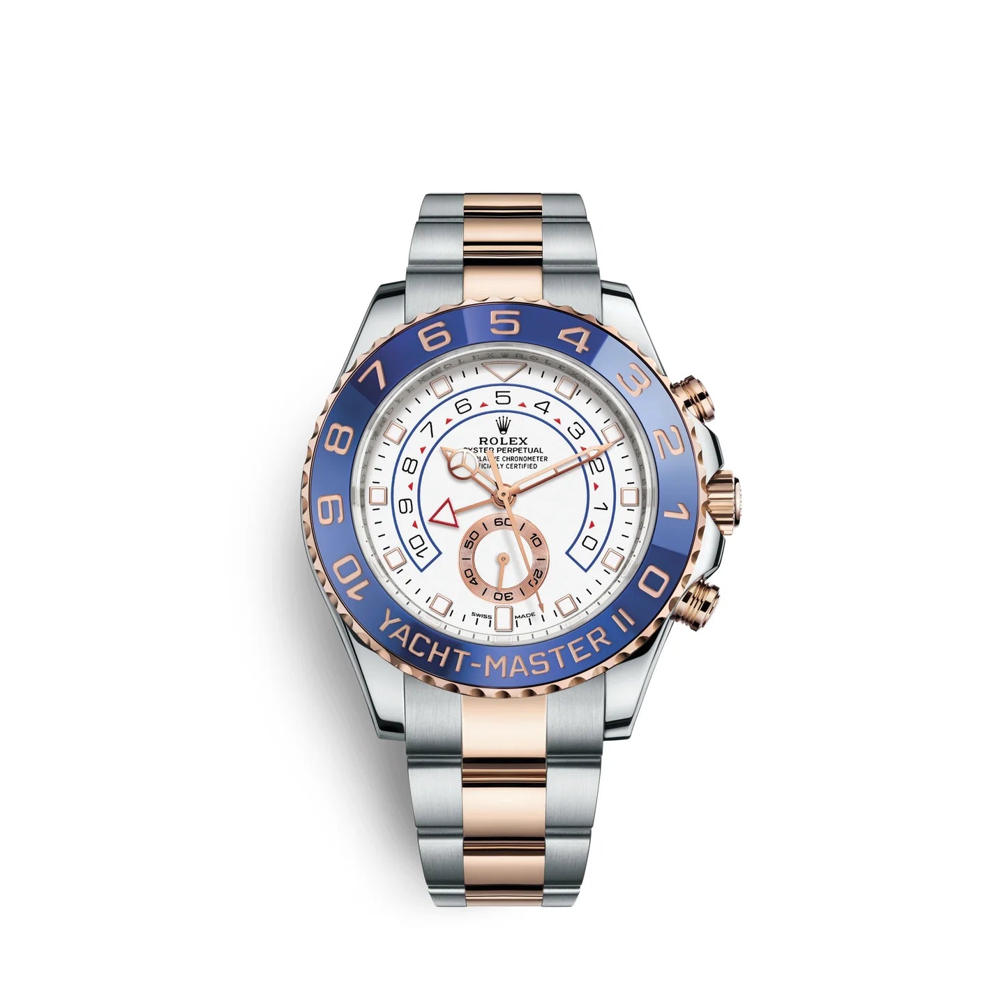 Rolex Yacht-Master II Everose Rolesor White Dial 44mm - 116681
