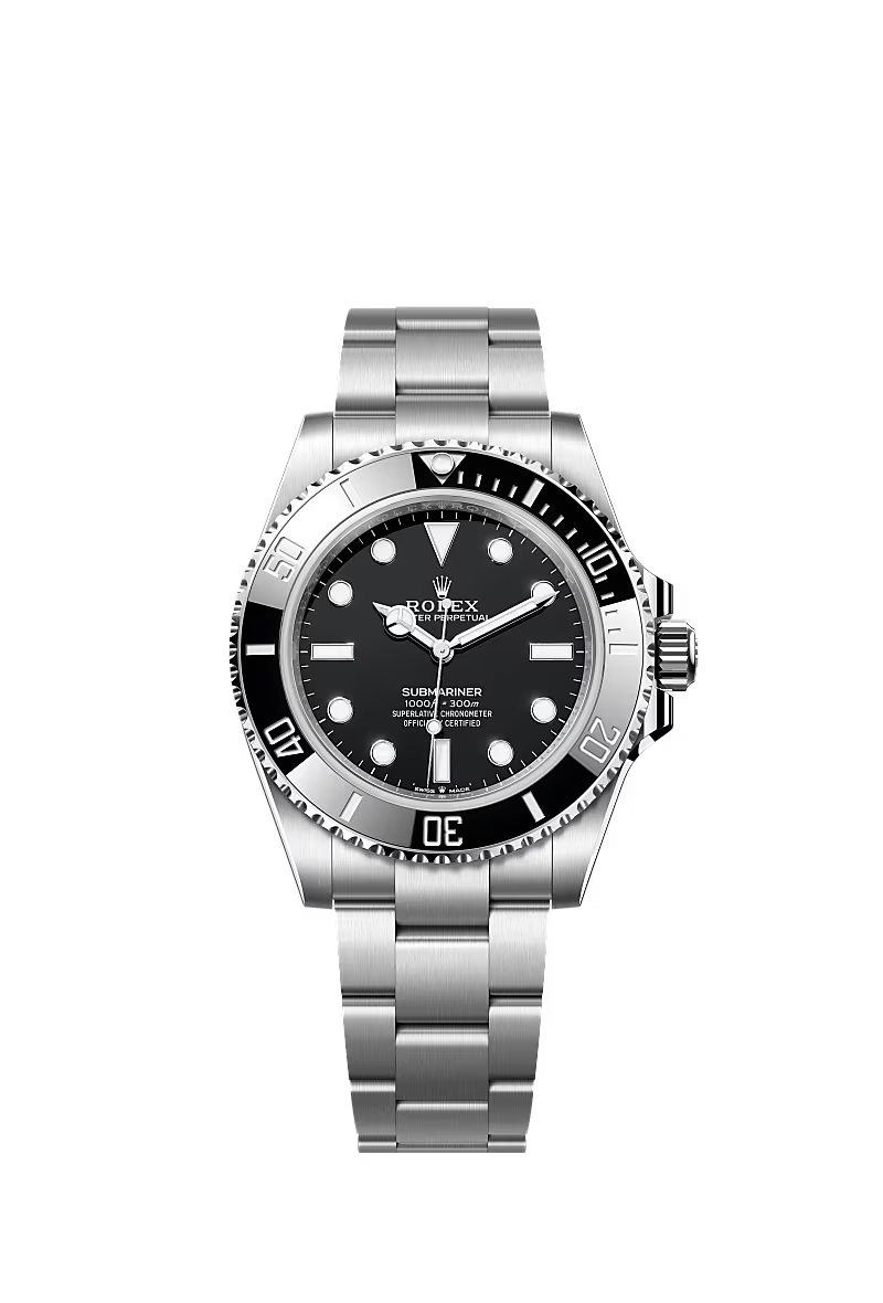 Rolex Submariner No Date Stainless Steel Black Dial 41mm - 124060
