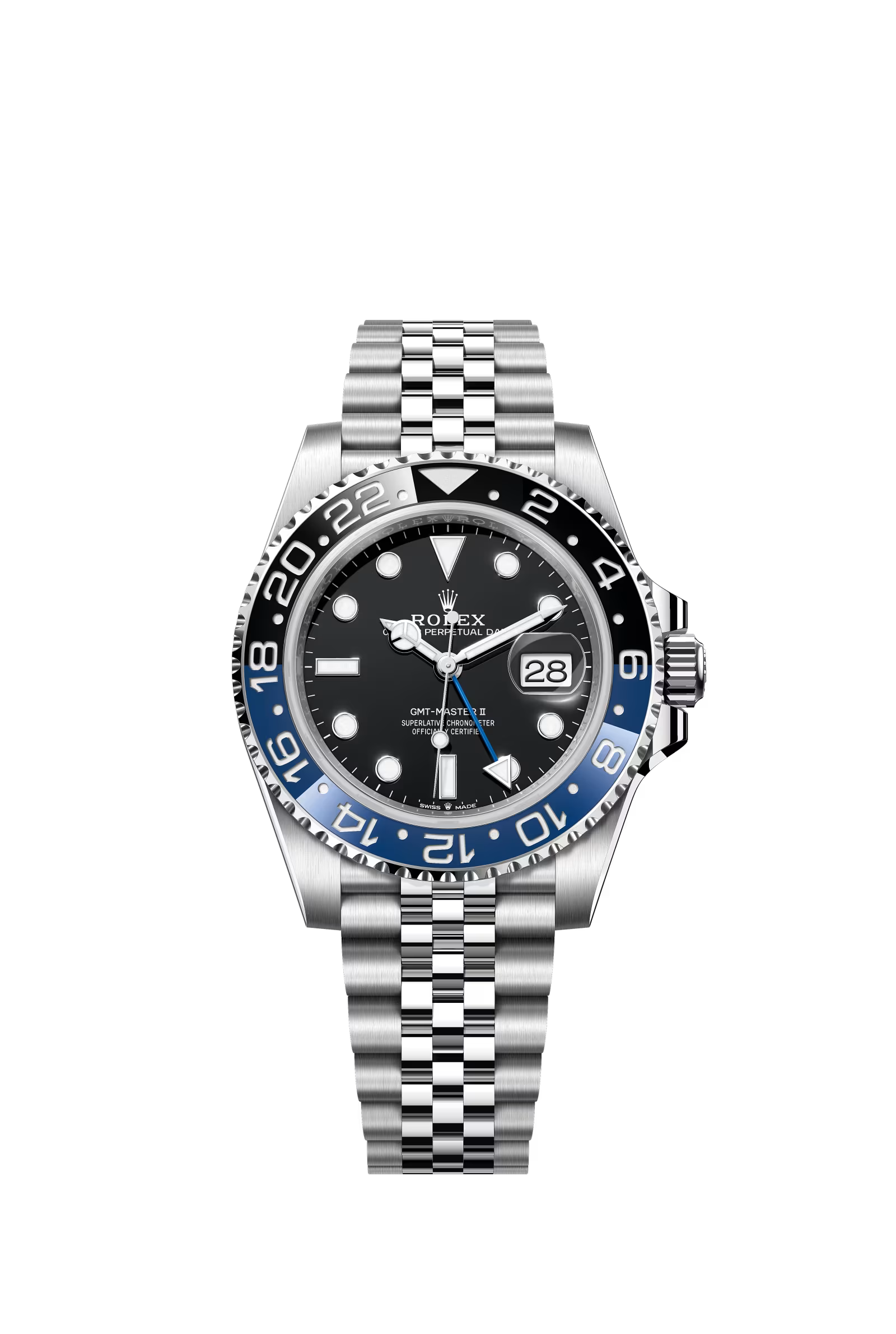 Rolex GMT-Master II Batman Oystersteel Blue & Black Dial 40mm - 126710BLNR