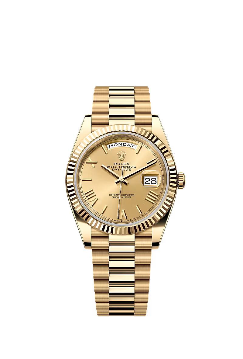 Rolex Day-Date 40 Yellow Gold Champagne Dial 40mm - 228238