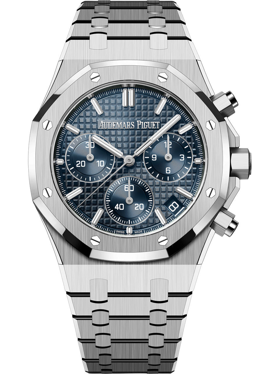 Audemars Piguet Stainless Steel Royal Oak Chronograph Watch – Blue Dial – Stainless Steel Bracelet – 26240ST.OO.1320ST.05